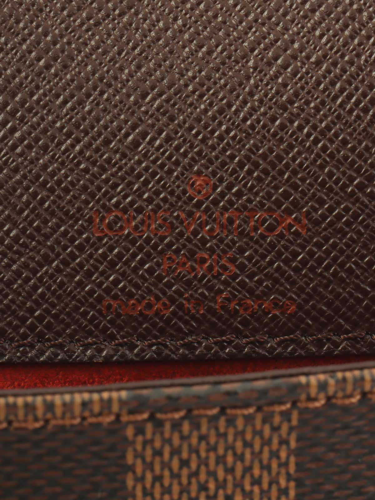 2001 Damier Musette Salsa 帆布单肩包，棕色