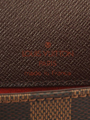 2001 Damier Musette Salsa 帆布单肩包，棕色