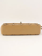 2000年頃製 ワイルドステッチCCターンロックチェーンショルダーバッグ ベージュ/ブラック