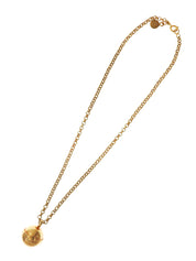 ロゴボールモチーフネックレス ゴールド