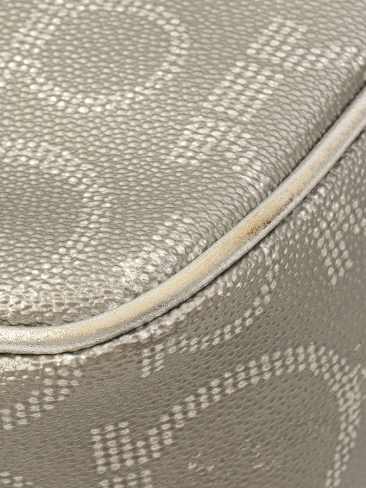 Gancini Pattern Handbag, Silver