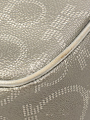 Gancini Pattern Handbag, Silver