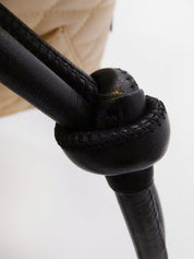 1995 Cambon 手提包，米色/黑色