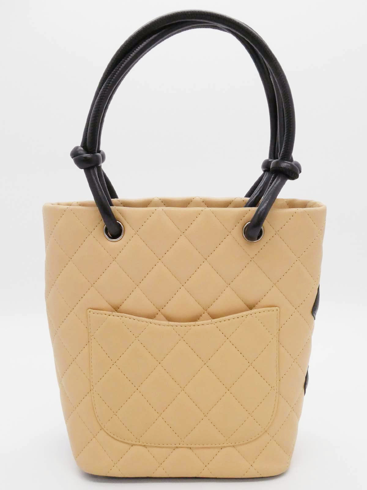 1995年頃製 カンボントートバッグ ベージュ/ブラック