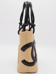 1995年頃製 カンボントートバッグ ベージュ/ブラック