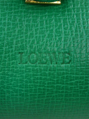 绿色logo压纹单肩包