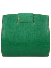 绿色logo压纹单肩包