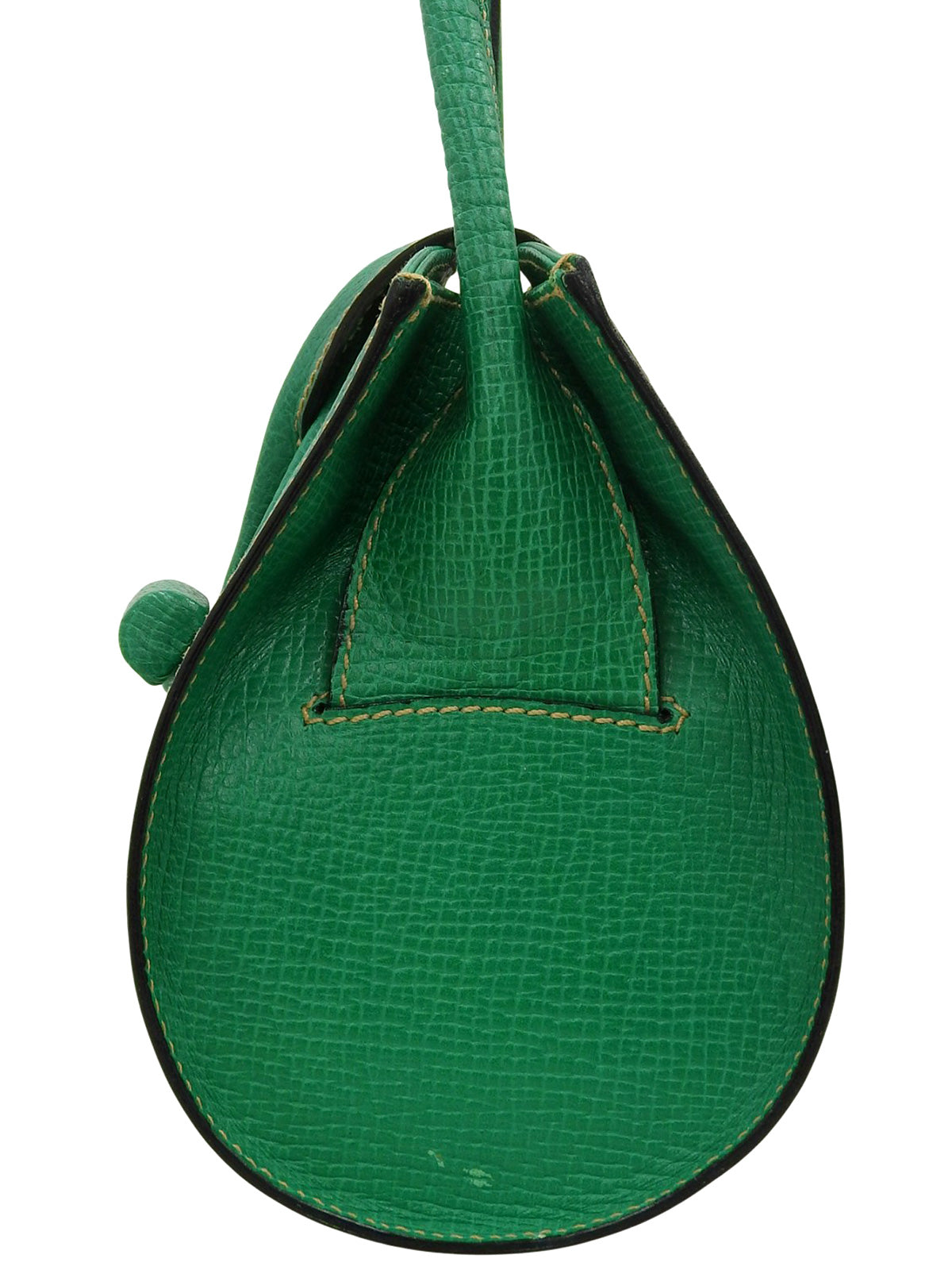 绿色logo压纹单肩包