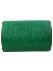 绿色logo压纹单肩包