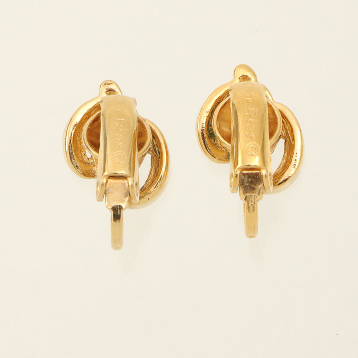 Logo Earrings Gold