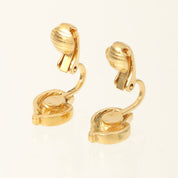 Logo Earrings Gold