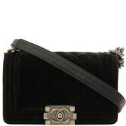 Around 2014 Velvet Boy Chanel Chain Shoulder Bag Black