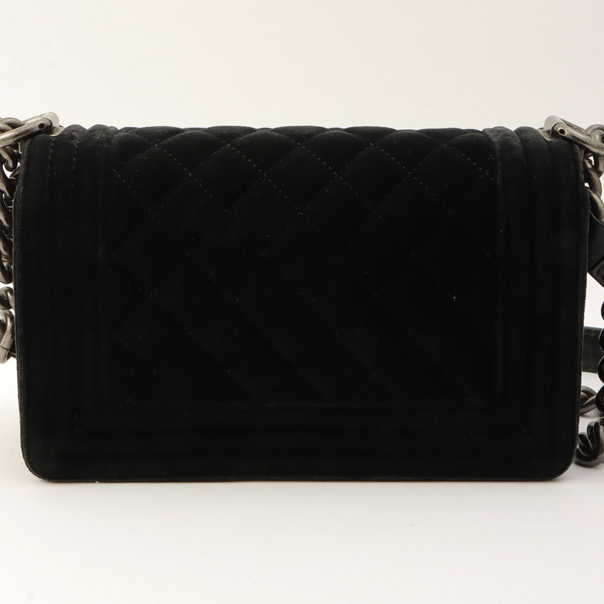 Around 2014 Velvet Boy Chanel Chain Shoulder Bag Black