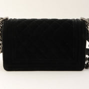 Around 2014 Velvet Boy Chanel Chain Shoulder Bag Black