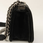 2014年頃製 ベルベットボーイシャネルチェーンショルダーバッグ ブラック