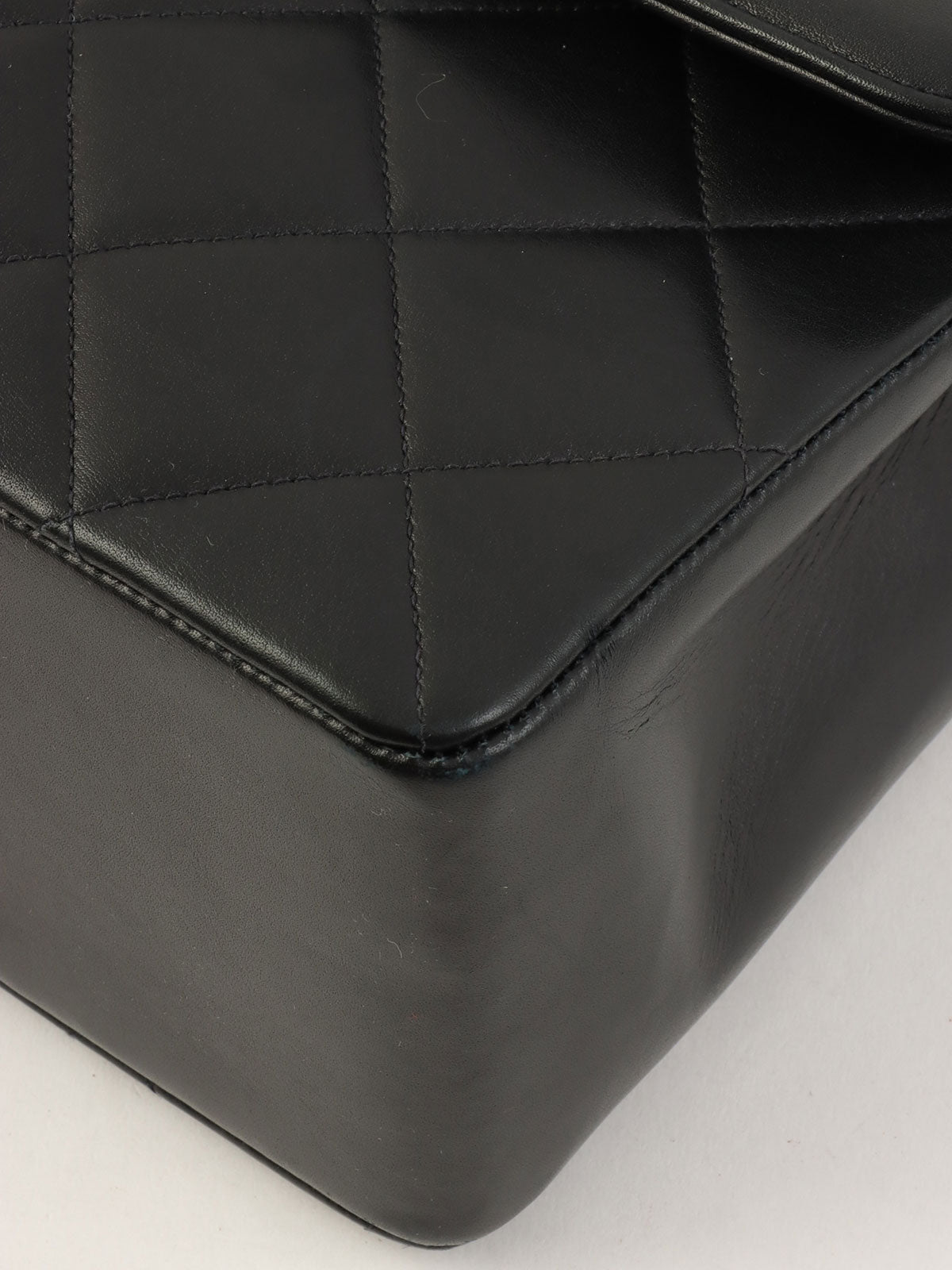 1992 CC Mark Stitch Classic Flap Maxi in Black