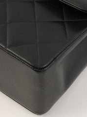 1992年頃製 CCマークステッチクラシックフラップマキシ ブラック