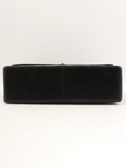 1992 CC Mark Stitch Classic Flap Maxi in Black