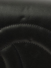 1992 CC Mark Stitch Classic Flap Maxi in Black