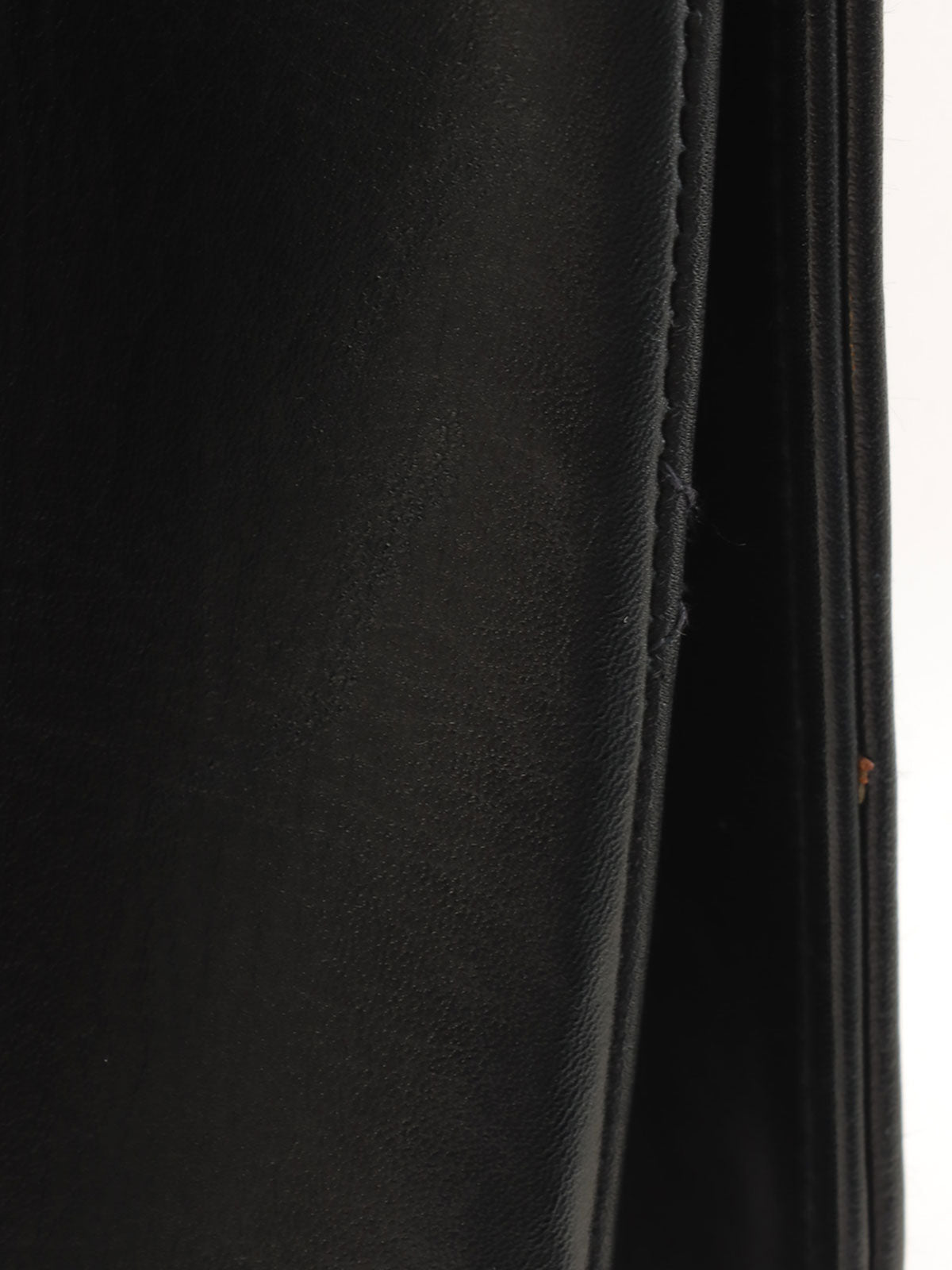 1992 CC Mark Stitch Classic Flap Maxi in Black