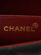 1992 CC Mark Stitch Classic Flap Maxi in Black