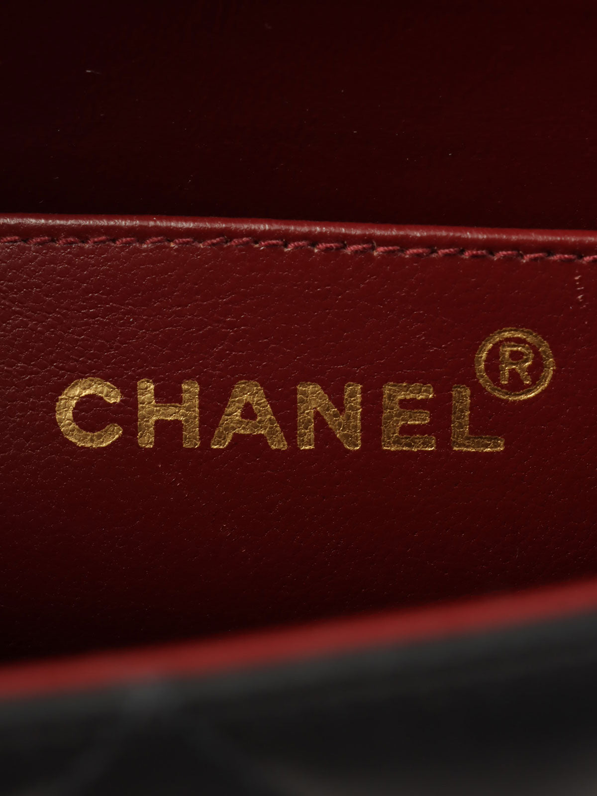 1992年頃製 CCマークステッチクラシックフラップマキシ ブラック