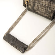 Around 2007 Made Perforated 2.55 Chain Shoulder Bag Black