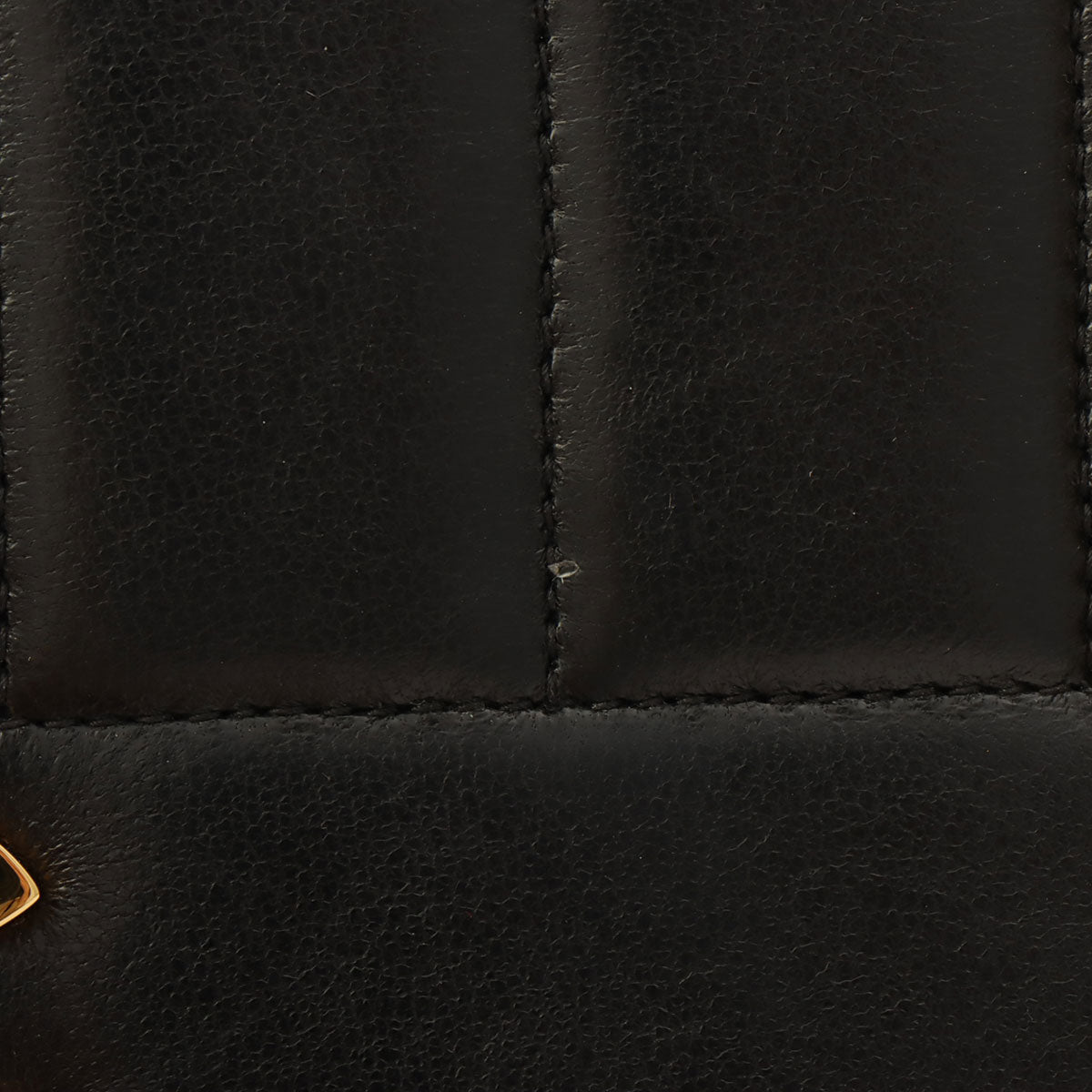 Mademoiselle Stitch CC Turn-Lock Chain Shoulder Bag, Black, manufactured circa 1998