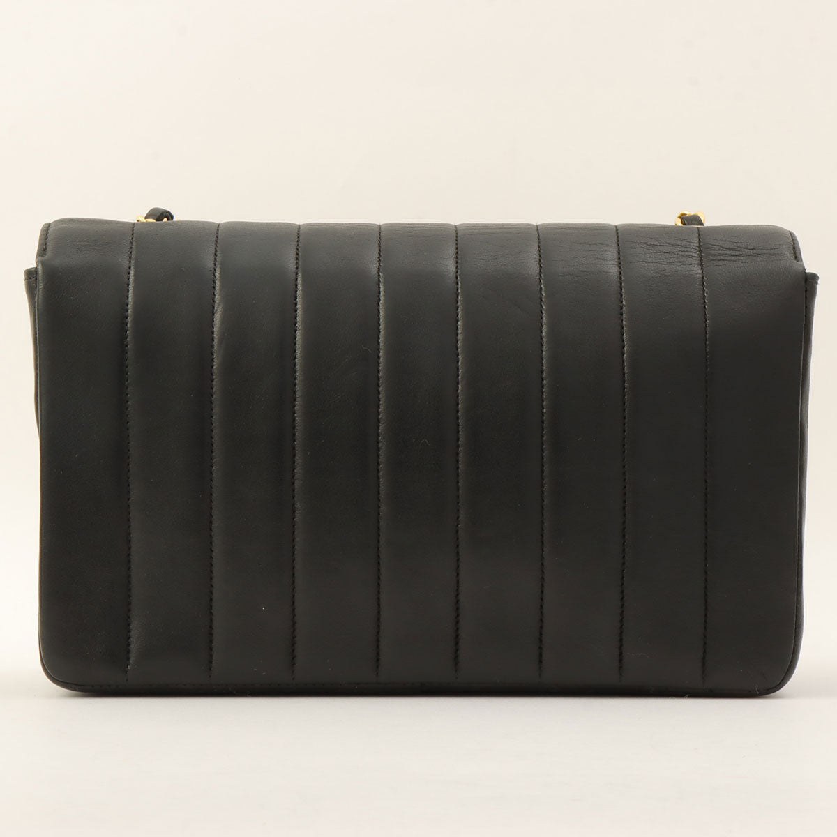 Mademoiselle Stitch CC Turn-Lock Chain Shoulder Bag, Black, manufactured circa 1998