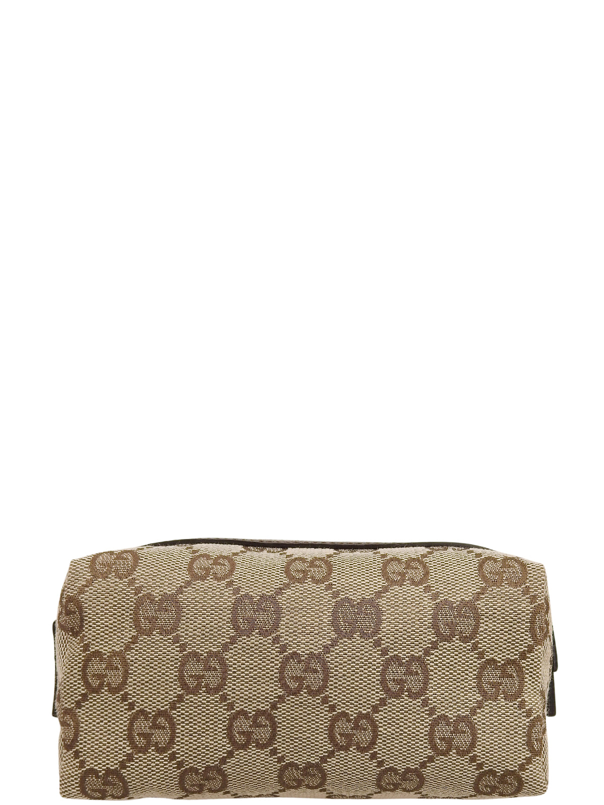 キャンバスGGパターンポーチ ブラウン