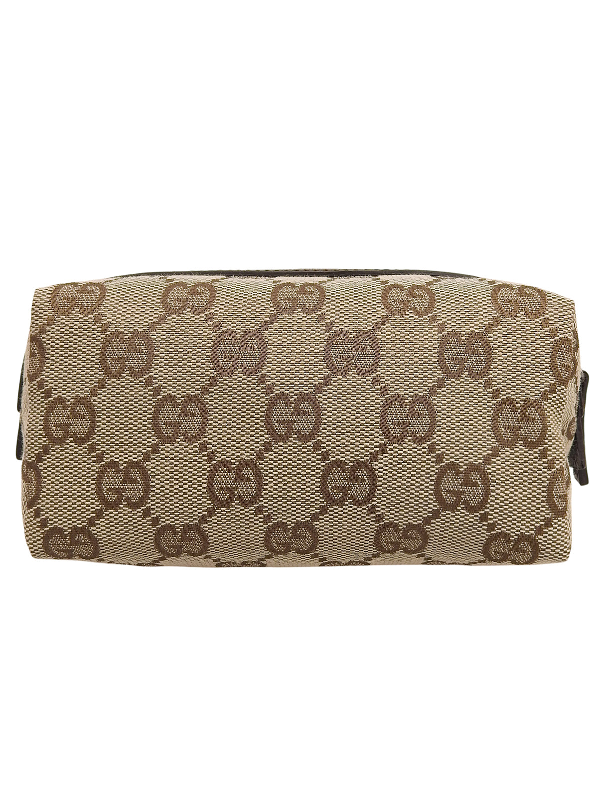 キャンバスGGパターンポーチ ブラウン