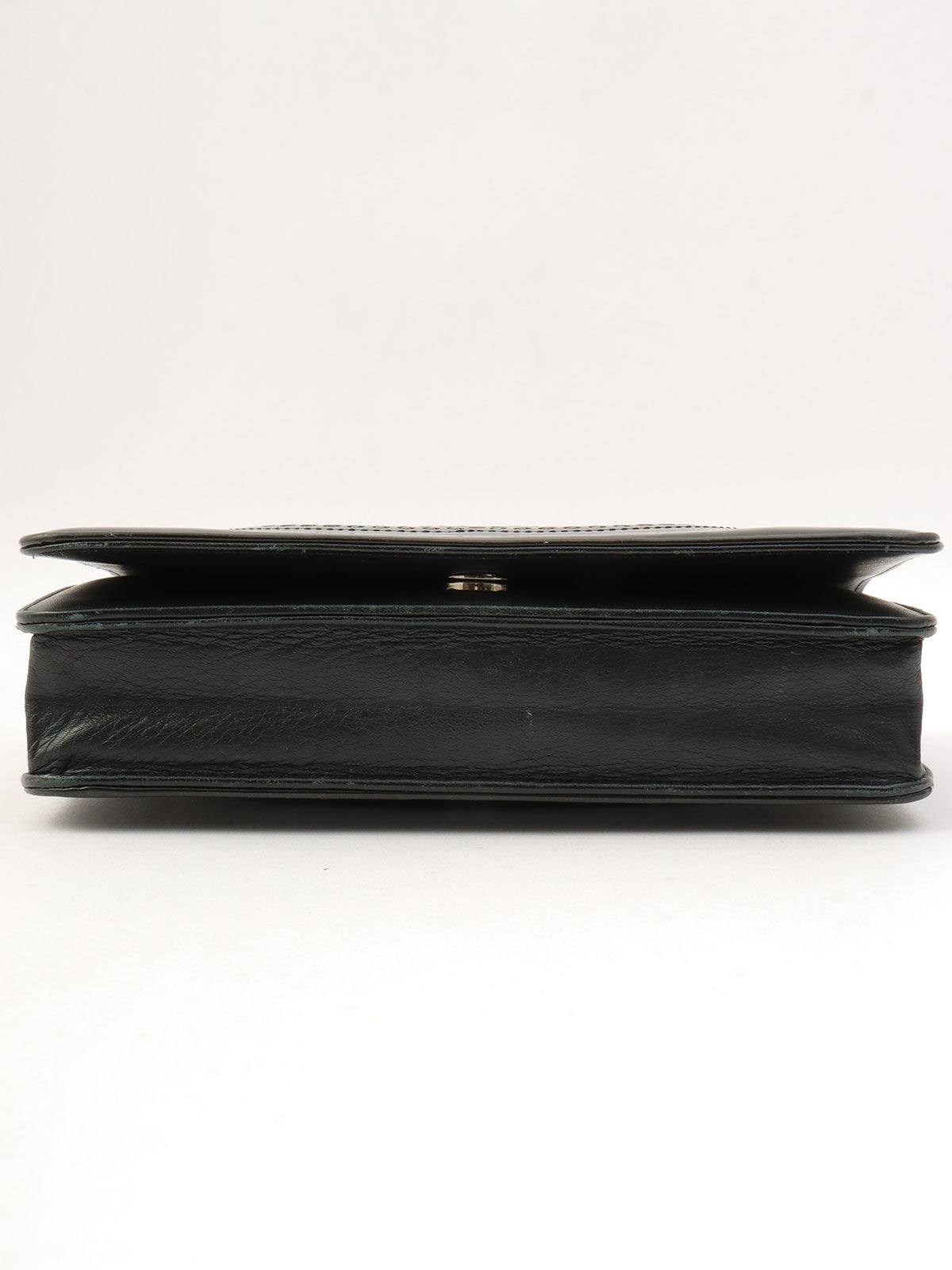 Circa 2009 Rhinestone CC Mark Chain Wallet Black