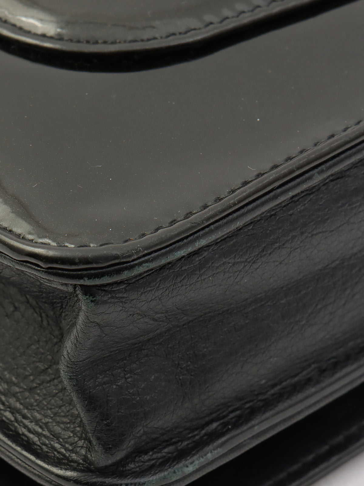 Circa 2009 Rhinestone CC Mark Chain Wallet Black