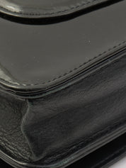 Circa 2009 Rhinestone CC Mark Chain Wallet Black