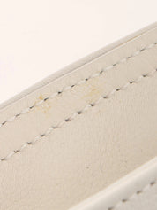 Gancini pattern one-shoulder bag in pink and white