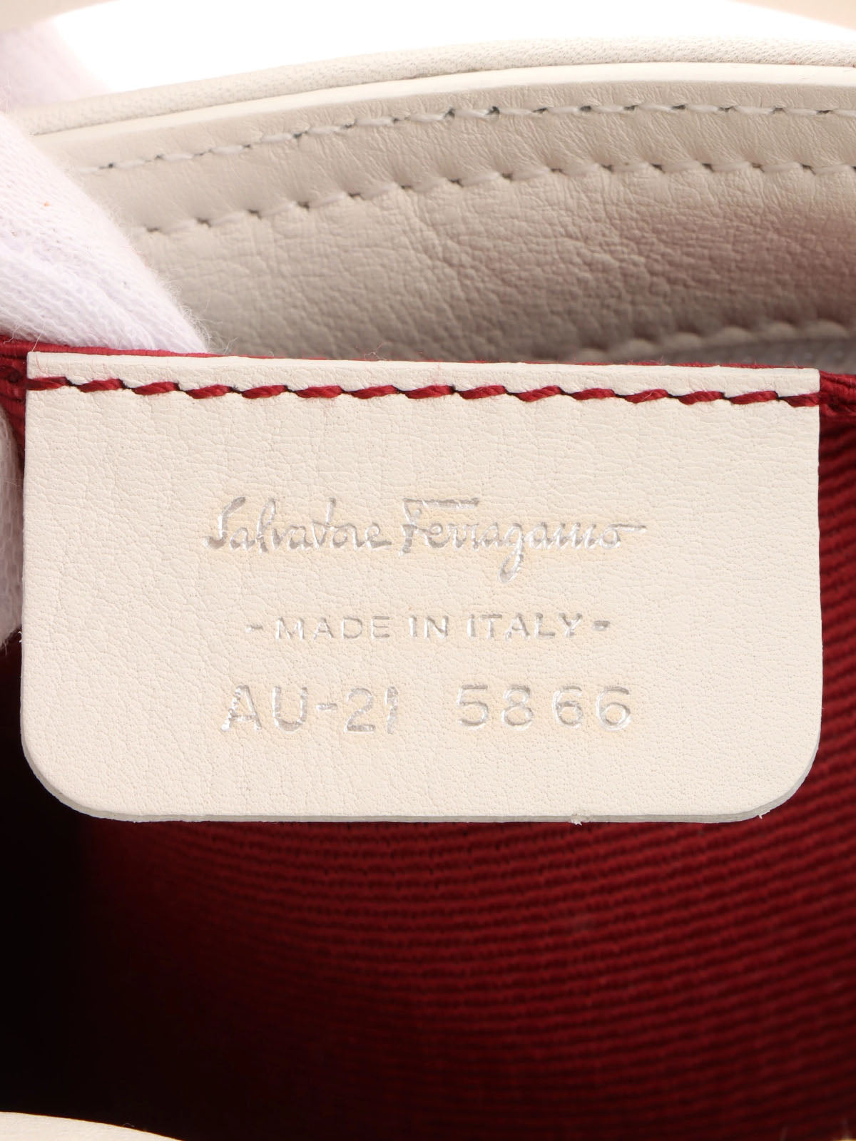 ガンチーニパターンワンショルダーバッグ ピンク/ホワイト