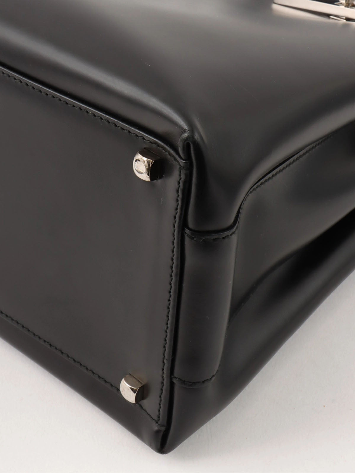 Gancini Plate 2-Way Bag Black