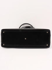 Gancini Plate 2-Way Bag Black