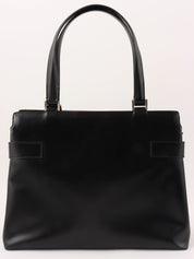 Gancini Plate 2-Way Bag Black