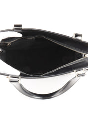 Gancini Plate 2-Way Bag Black