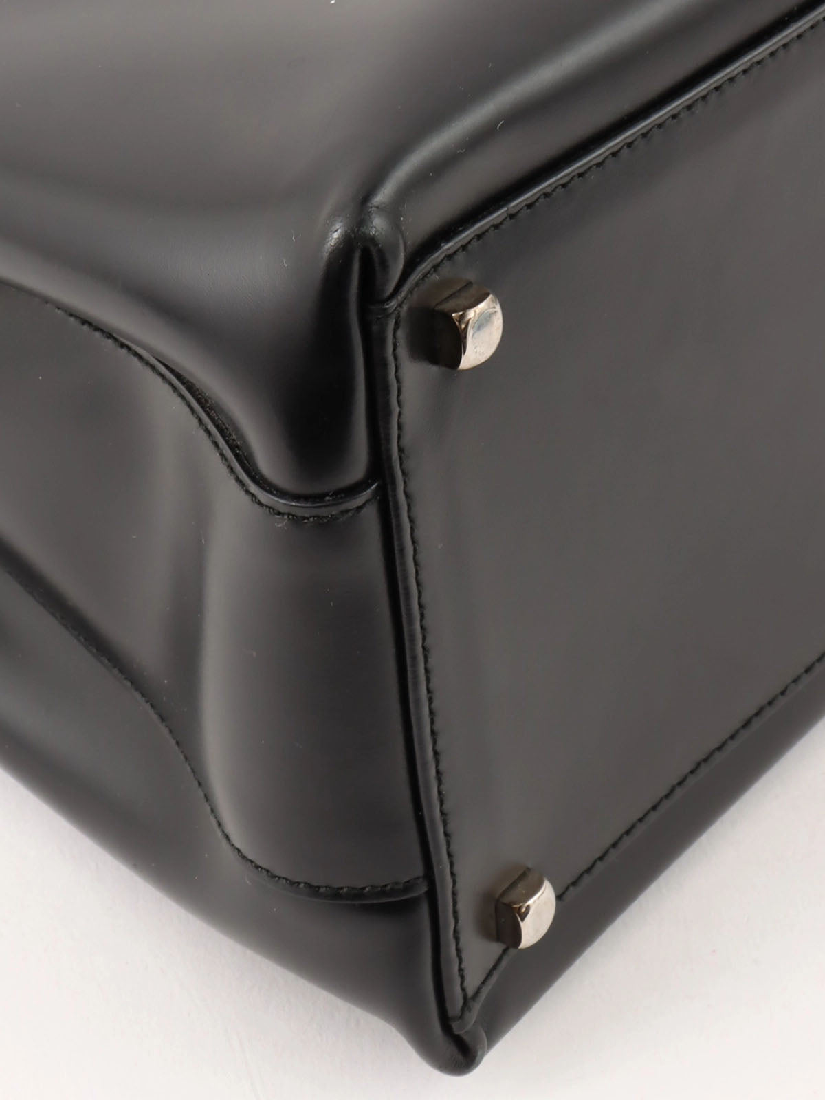 Gancini Plate 2-Way Bag Black