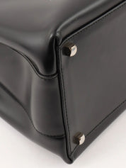 Gancini Plate 2-Way Bag Black