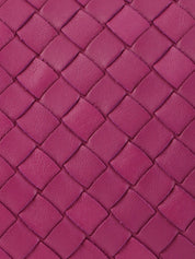Purple Intrecciato Hobo Bag