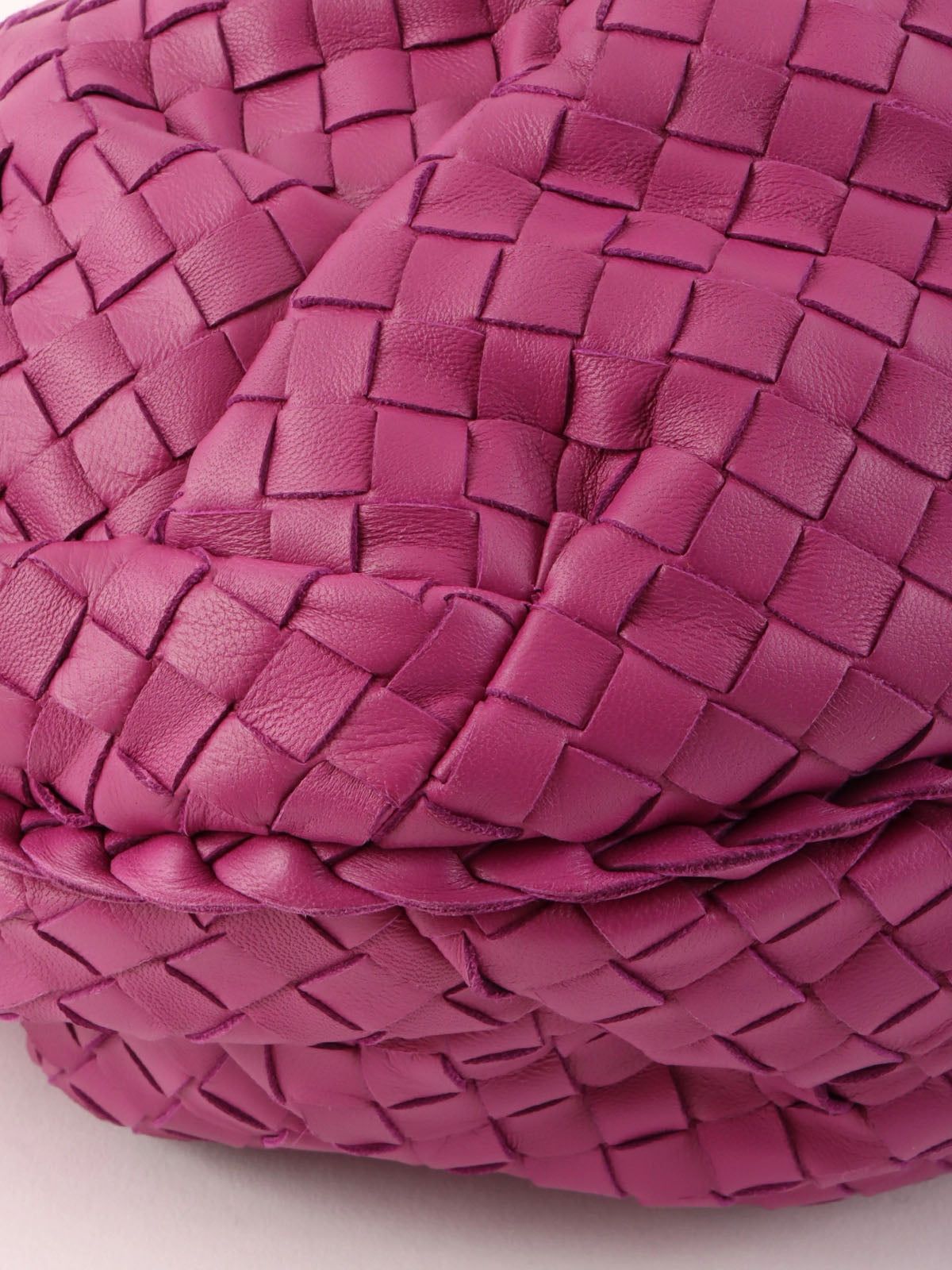 Purple Intrecciato Hobo Bag