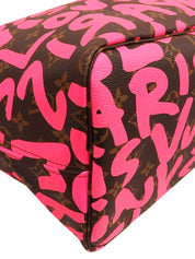 2009 Monogram Graffiti Neverfull GM Pink/Brown