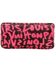 2009 Monogram Graffiti Neverfull GM Pink/Brown