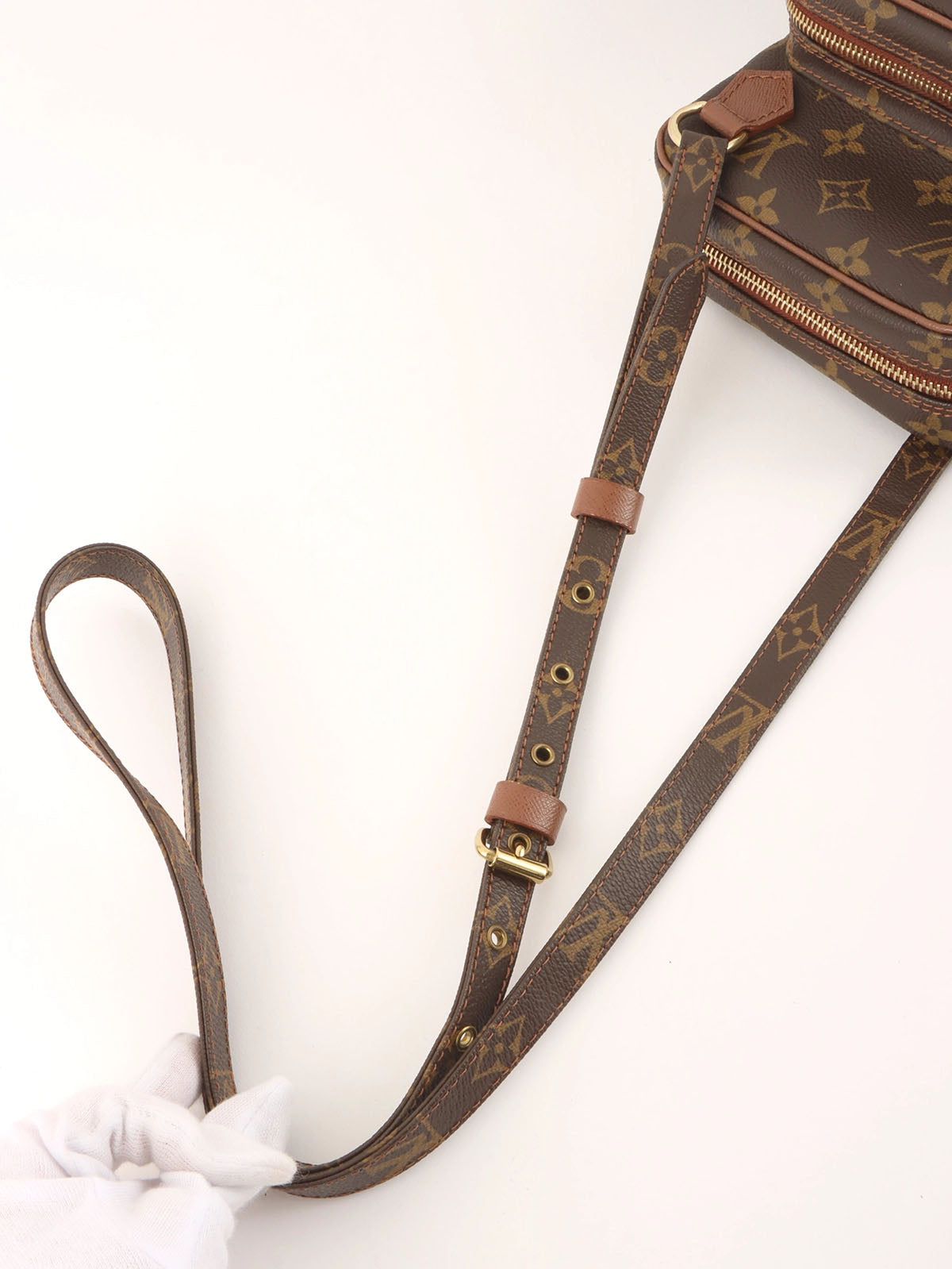 2009 Canvas Monogram Sac de Poche Brown