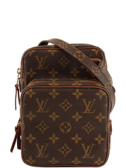 2009 Canvas Monogram Sac de Poche Brown