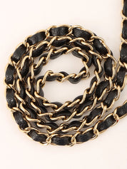 2005 Caviar Skin Classic Flap Chain Bag Mini Black