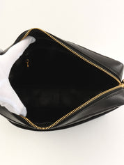 1997 CC Mark Stitch Matelasse Shoulder Bag Black